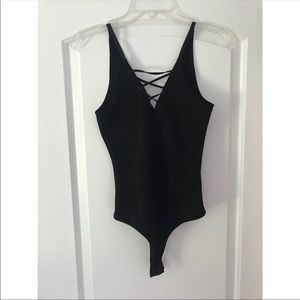 Express Black Bodysuit Sz Small